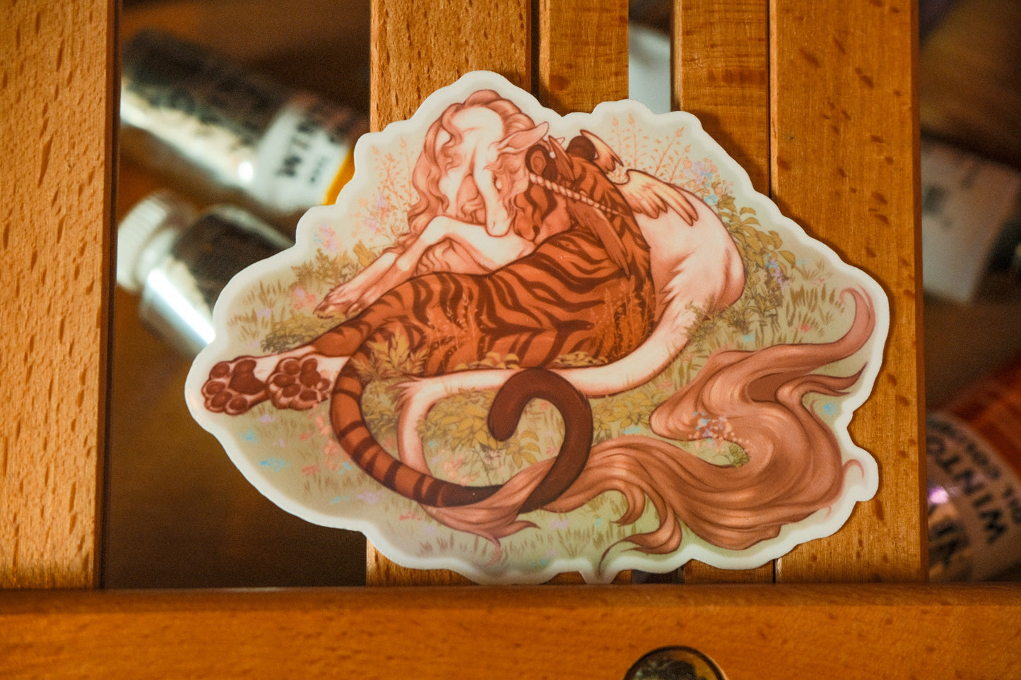 The Tiger and The Unicorn Sticker
